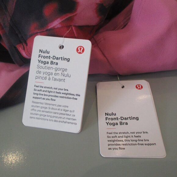 LOT OF 2 Lululemon Nulu Front-Darting Yoga Bra *Light Support - Size 12 - NWT - Picture 10 of 12